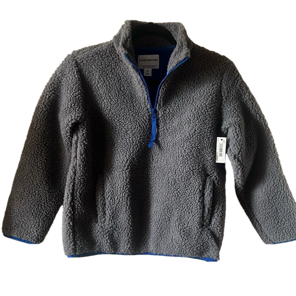 NWT Boys Fleece pullover jacket Size Medium(8)